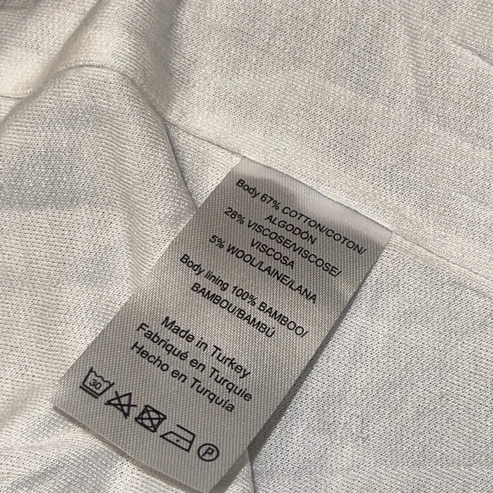 Four Season cotton wool blend heavy hoodie unisex robe L/XL missing th waist tie - Picture 5 of 7